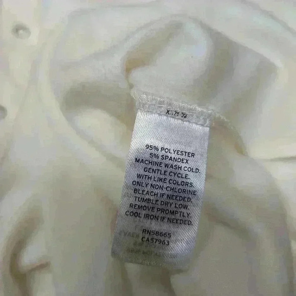 BP oversized white fleece button blouse in white , NWOT size S - Picture 4 of 5